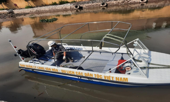 ĐÓNG MỚI XUỒNG HỢP KIM NHÔM 40HP – DỰ ÁN LÀNG VĂN HÓA DU LỊCH CÁC DÂN TỘC VIỆT NAM (HÀ NỘI) | VIETNAMSEA