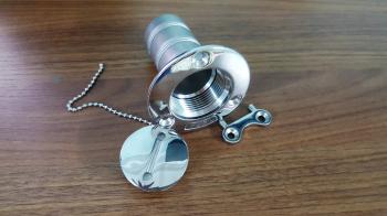 Bộ nắp họng xăng cano inox