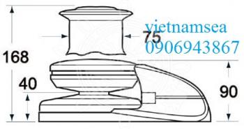 LEWMAR V3 windlass, 1000 W