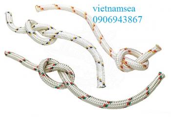 Double braid made of high-strength low-stretch polyester 1