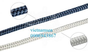 Double braid made of soft high-strength 12-strand polyester