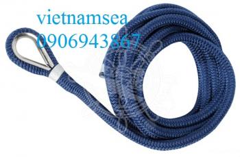 Spliced mooring lines, high strength, double braid