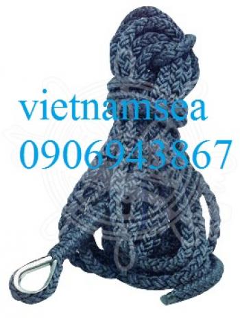 Spliced mooring lines, high strength