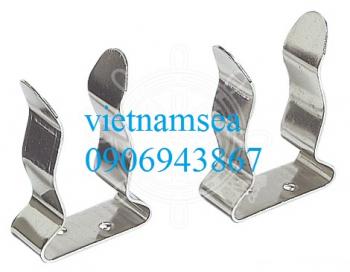 Stainless steel spring clips, suitable for holding boat hooks, fishing poles, etc.