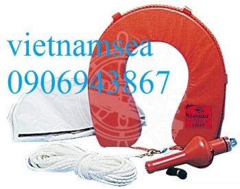 Horseshoe lifebuoy 22.416.02 with accessories + cover