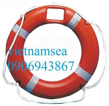 MED homologated lifebuoy, with safety light recessed housing