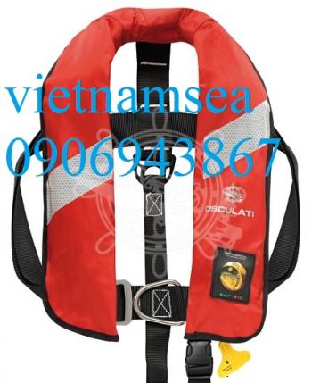 SECURITY self-inflatable lifejacket with HAMMAR hydrostatic automatic inflation - 165 N (EN ISO 12402-3)