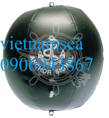 Black inflatable ball