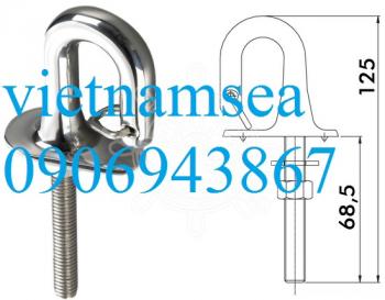 Stainless steel spring-locking ring