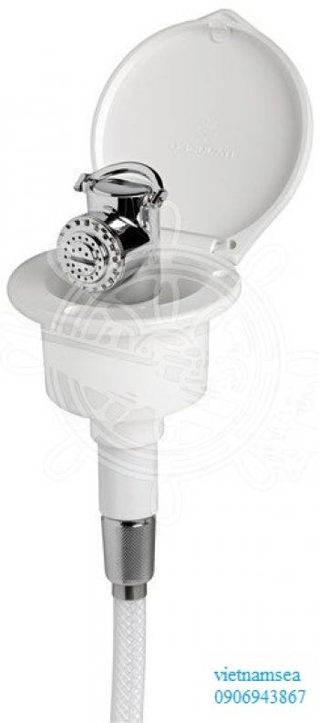 ELEGANT shower box with MIZAR push button shower