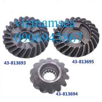 813693 Gear Kit For Mercury Mercruiser 50HP 55HP 60HP Outboard Motor Forward 43-813693T;Pinion 813694T;Reverse 813695T