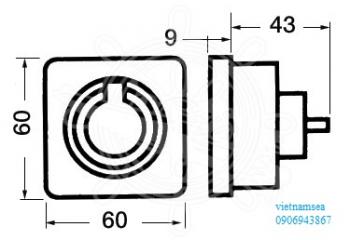 Power socket, watertight