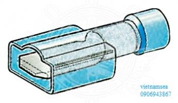 Faston terminals, fully pre-insulated 6.3-mm size