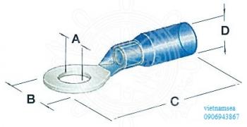 Pre-insulated eyes, watertight and heat-shrinkable model