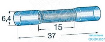 Pre-insulated heat-shrinkable tube for sealing joints, 2 cables