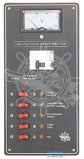 AC power control panel, 220 V