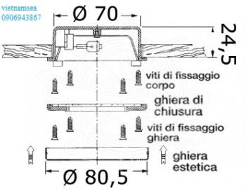 FORESTI E SUARDI Hydra spotlight, IP65 watertight