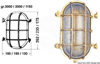 Polished brass round turtle lamps