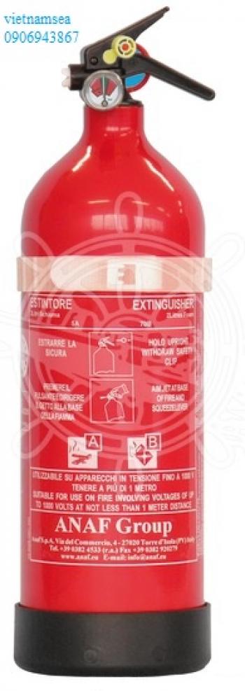 ANF fire extinguisher with AFFF MED type-tested foam