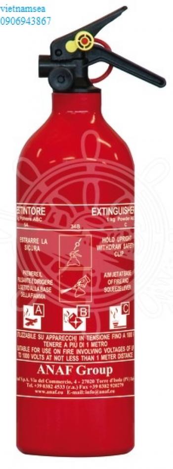 MED-type approved powder extinguisher